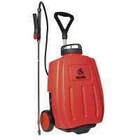 Ausonia - Pompa irroratrice a spalla carrellabile 16L - Batteria 12V - 10Ah