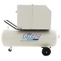 FIAC Silent AB200/360M - Compressore aria elettrico monofase a cinghia, insonorizzato - Motore 3 HP - 200 lt