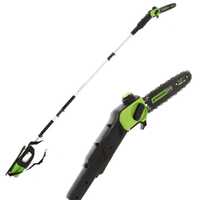 Greenworks GD60PS - Potatore a batteria a spalla su asta di prolunga - Batteria 60V 2Ah