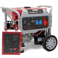 GeoTech-Pro GGP 9500-3 ESA - Generatore di corrente carrellato con AVR avv. elettrico 7.8 kW - Continua 7.5 kW + ATS