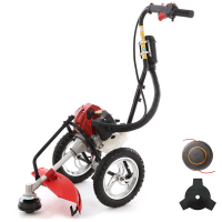 GeoTech WBC 520 - Decespugliatore a ruote a miscela a spinta