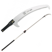 Archman Art. 24+109 - Seghetto curvo da 430 mm su asta telescopica ovale in alluminio da 2 mt