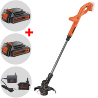 Black &amp; Decker ST182320-QW - Tagliabordi a batteria 18V 2Ah  + in omaggio batteria 18V 2Ah