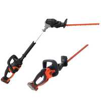 Tagliasiepi su asta di prolunga e a mano Black &amp; decker BCASK81D-QW a batteria 2 in 1 - lama da 45 cm