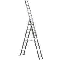 Marchetti Azzurra A3 A313, 3x13 gradini, 9.20 m - Scala in alluminio allungabile - Altezza stimata operativa 10.20 m