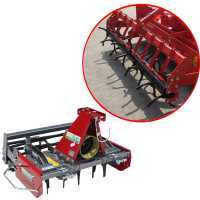 Erpice rotante RF170 - Larghezza di lavoro 170 cm - 16 lame - Serie leggera con rullo a spuntoni