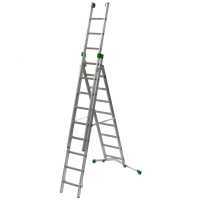 Facal Super Prima, 8+9+9 gradini, 6.25 mt - Scala in alluminio trasformabile