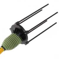 Oliviero Light 2.0 - Abbacchiatore elettrico a batteria - Asta in alluminio fissa 245 cm