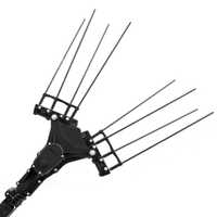 Zanon Karbonium EVO AL 200/K - Abbacchiatore elettrico a batteria - 170/250 cm - Asta telescopica