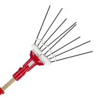 Sbaraglia Adrian - Abbacchiatore a batteria - Con 8 denti in carbonio e doppio moto oscillatorio - peso 1.5 kg