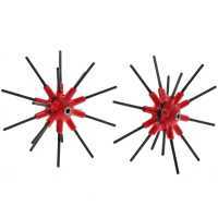 Kit sfere con punte in Carbonio per abbacchiatore X.4 da 2PZ