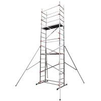 Gierre Fast&amp;lock 600 - Trabattello mobile in alluminio - F&amp;L400 incluso - Altezza 5,18m