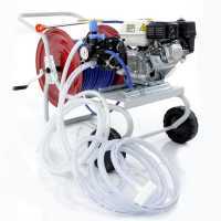 Kit motopompa irrorazione con carrello - Pompa Comet MC25 motore Honda GP160
