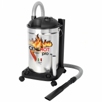 Aspiracenere soffiatore a bidone RIBIMEX Cenehot - Filtro metallico per ceneri calde