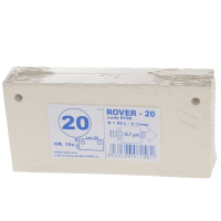 Tipo 20 - Cartoni filtranti Rover per pompe con filtro Pulcino - 20x10 cm - 10 pezzi