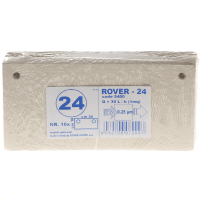 Tipo 24 - Cartoni filtranti Rover per pompe con filtro Pulcino - 20x10 cm - 10 pezzi