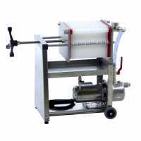 Enotecnica Pillan AF20 - Filtro a cartoni per vino carrellato - Pompa in INOX