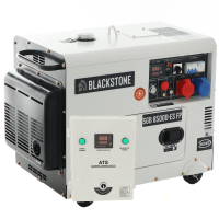 Blackstone SGB 8500 D-ES FP - Generatore di corrente diesel silenziato con AVR 6.3 kW - Continua 6 kW Full-Power + ATS Trifase