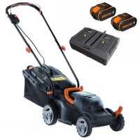 Worx WG779E.1 - Tagliaerba a batteria - 2x20V/4Ah - Taglio 34 cm