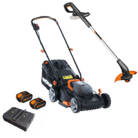 PROMO Worx WG743E - Tagliaerba a batteria - 2x20V/4Ah - Taglio 40 cm
