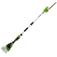 Greenworks G40PHA - Tagliasiepi su asta di prolunga telescopica elettrico orientabile - SENZA BATTERIE E CARICABATTERIE
