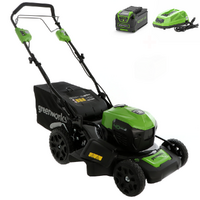 Greenworks GD40LM46SPK4 - Tagliaerba semovente a batteria - 40V/4Ah - Taglio 46 cm