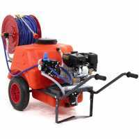 Kit motopompa irroratrice Comet MTP MC 25 Loncin e carrello Dal Degan con serbatoio 150L