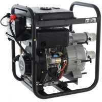 BlackStone BD-T 8000ES - Motopompa diesel per acque nere sporche - Raccordi 80 mm