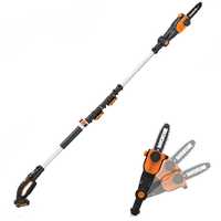 Worx WG349E - Potatore a batteria su asta telescopica - 2Ah da 20V