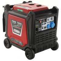 GeoTech-Pro PTGA 9000 - Generatore di corrente carrellato a benzina silenziato con AVR 7.5 kW - Continua 7 kW Monofase