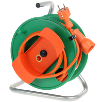 Avvolgicavo elettrico da giardinaggio 15 mt (avvolgitore con cavo) - 3 fili con sezione del rame 1,5 mm