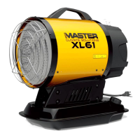 Master XL 61 - Generatore di aria calda a gasolio diretto - 17 kw