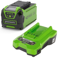Starter kit Greenworks Batteria 40V 2Ah  + Caricabatterie
