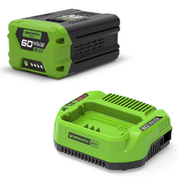 Starter kit Greenworks Batteria 60V 2Ah  + Caricabatterie