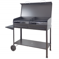 Mille Vanessa 2G - Barbecue in ferro artigianale a carbone - 2x 47.5x37cm