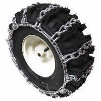 Coppia di catene da neve GeoTech per spazzaneve con pneumatici 13x4.10-6