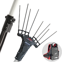 Zanon Albatros AL300 - Abbacchiatore elettrico a batteria a zaino 50.4V 15.9Ah - Asta telescopica 210/340 cm