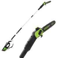 Greenworks GD60PS - Potatore a batteria a spalla su asta di prolunga - 60V - SENZA BATTERIE E CARICABATTERIE