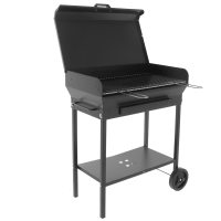 Seven Italy Vulcano Large - Barbecue in ferro artigianale a carbone - 67,5x37cm