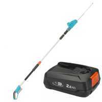 Gardena THS 42/18V P4 - Tagliasiepi elettrico su asta di prolunga telescopica - Batteria al litio 18V/2,5Ah