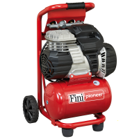 Fini Pioneer 244 - Compressore aria elettrico compatto portatile - Motore 1.5 HP - 8 bar