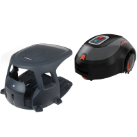 Black &amp; Decker BCRMW123-QW - Robot rasaerba - con perimetro - tosaerba con batteria al litio 12V