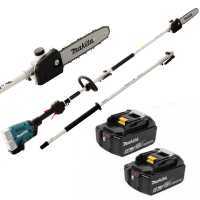 Makita DUX60 - Potatore a batteria 36V multifunzione con prolunga da 108cm - Batterie 2x18V 3Ah