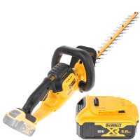 DeWalt DCMHT563P1-QW - Tagliasiepi elettrico a batteria 18V/5Ah - Lama da 55 cm 