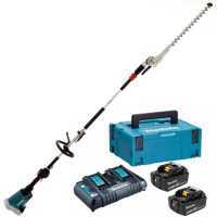 Makita DUX60 - Tagliasiepi su asta di prolunga a batteria 36V multifunzione - Batterie 2x18V/5Ah