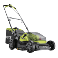 Ryobi RY18LM37A-140 - Tagliaerba a batteria - 18V/4Ah - Taglio 37 cm