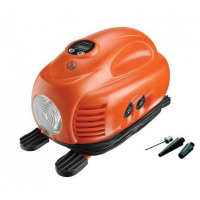 Black &amp; Decker ASI200-XJ - Compressore aria elettrico portatile monofase, oil-less - Max 8 bar