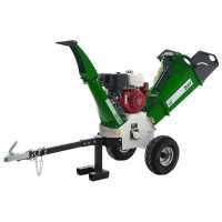 GreenBay GB-WRC 120 HE - Biotrituratore a scoppio professionale - Motore Honda GX390 da 13 HP