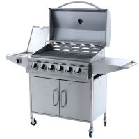 Royal Food RF-GB SS-Plus - Barbecue a gas - 6+1 INOX