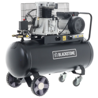 BlackStone B-LBC 100-30 - Compressore aria elettrico a cinghia - Motore 3 HP - 100 lt